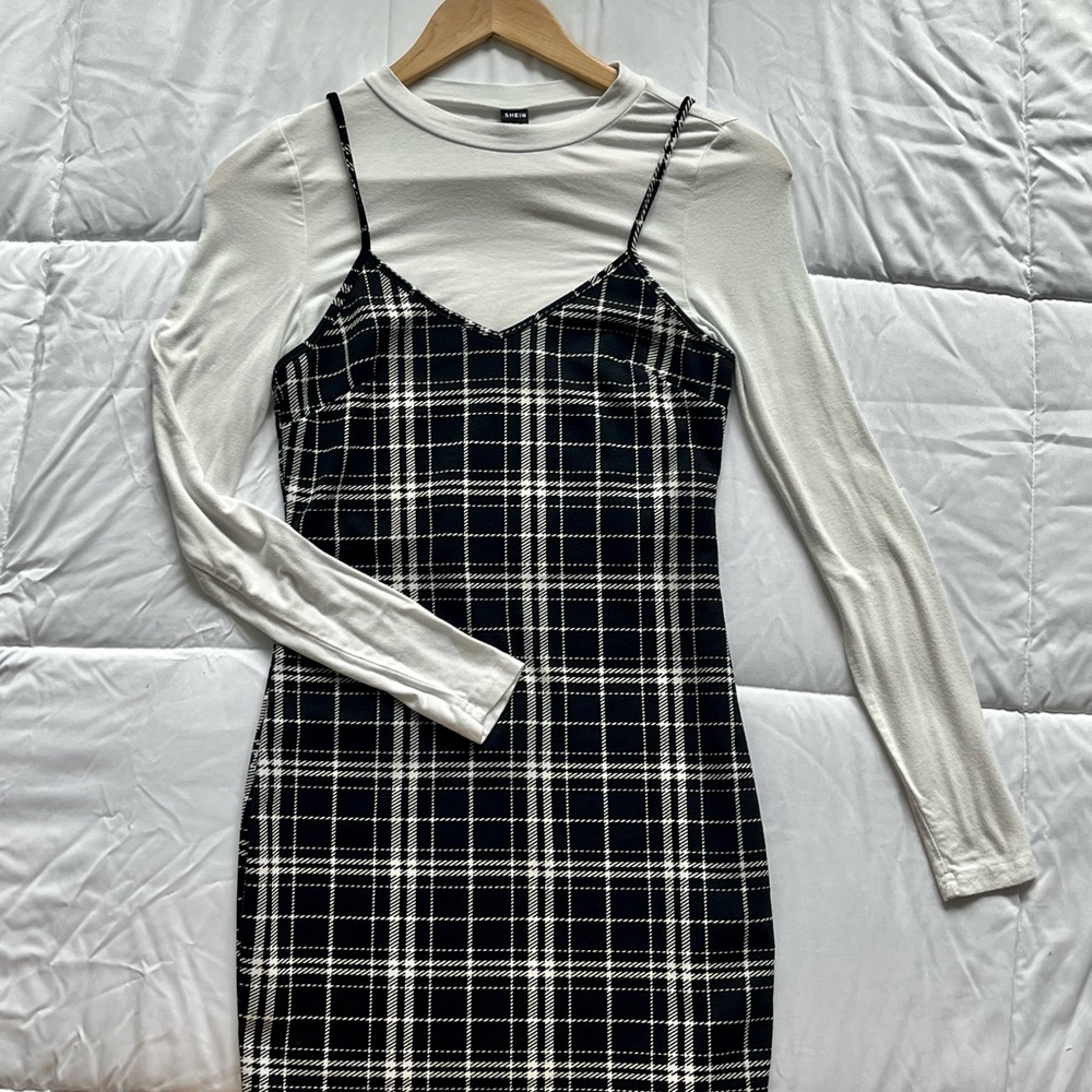 2 Piece Dress and undershirt set- Size XS